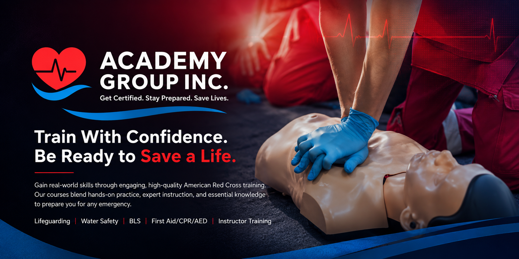 Academy Group Inc: A full-featured training platform with online course registration, class scheduling, SMS and email notifications, an admin panel, database integration, and stud